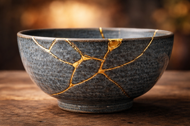 Can You Really Change the World? Start With One Choice Kintsugi: the Japanese art of repairing broken pottery with gold.