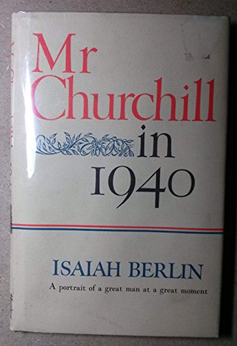 Mr Churchill in 1940
